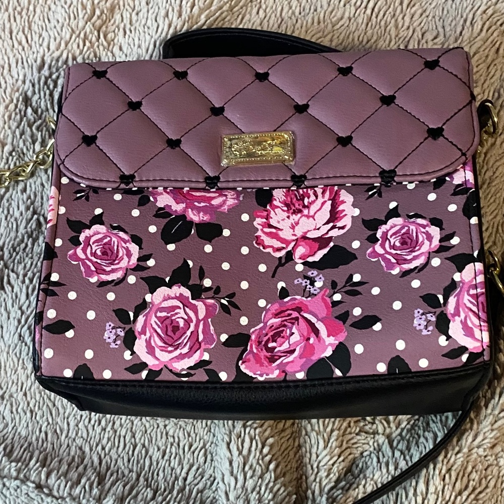 Betsey Johnson Floral crossbody bag